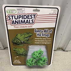 Obvious Plant Stupidest Animals Frog Figure Set Boxed Green/Black Ages 14+