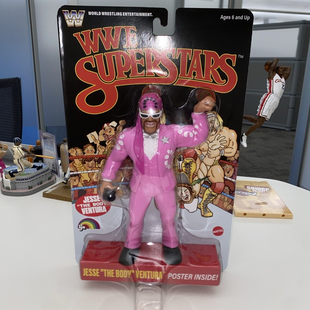 WWE LJN Jesse “The Body” Ventura Chase BLACK CARD Series 2. Ships Same Day!