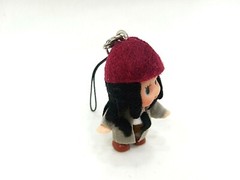 Japan Cute Kewpie Jack Sparrow Costume Mini Figure Keychain Toy Doll Kids