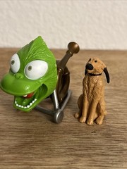 Max W/ Grinch Trumpet How Grinch Stole Christmas 3.2”Figure Playmates Pvc Toy
