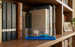 One Piece Thousand Sunny Ship Bottle Liquid Wave Anime Collectible Decor Gift