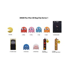 3D Figural Foam Bag Clip Pac-Man Series 1 Mystery Pack [1 RANDOM Figure]