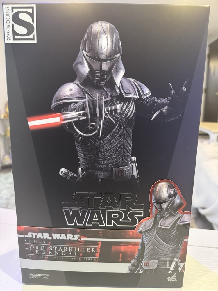 New Hot Toys VGM63B Star Wars Lord Starkiller Special Edition Empty Box