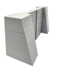 Lost Civilization Breach Ancient Ruin Gateway 1:18 or 1:12 Scale Diorama Gray
