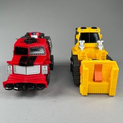 Hello Carbot Brayroad Bray Road Transformer Bulldozer Combiner Robot Figure Toy