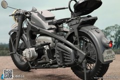 DID Motor Tricycle Motorcycle Model For 1/6 Action Figure Collection Gray Ver.
