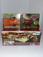 Disney Pixar Cars Frank Scape & Stunt Race 3 Vehicles Playset 2023 Brand New