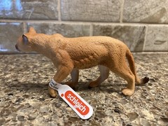 Schleich Cougar Animal Figure Wild Life Big Cat 14853 Toy PVC 5cm Tall 3+ yrs