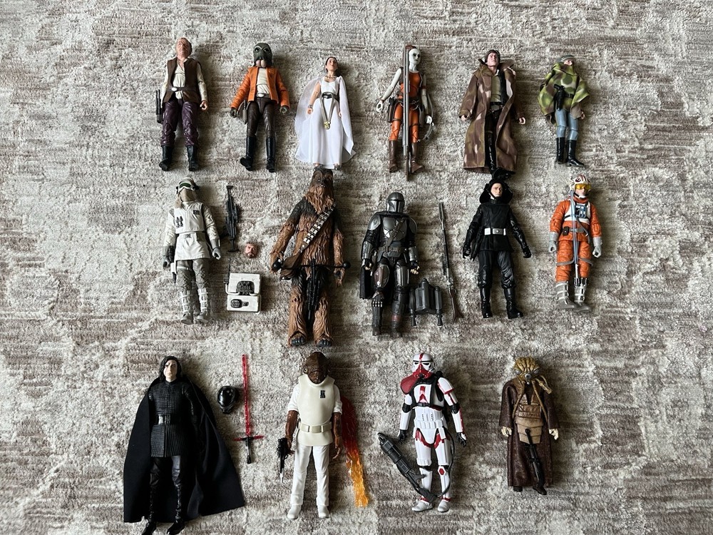 Star Wars Black Series Lot 15 Action Figures ANH OTC Empire Han Luke Leia ROTJ