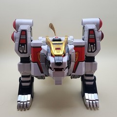 Mighty Morphin POWER RANGERS MMPR (1994) WHITE TIGER ZORD 10″ [COMPLETE] WORKS