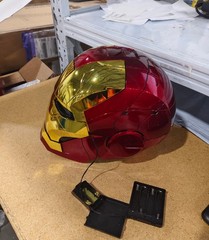 Used -Iron Man Helmet MK5 Autoking Mask Cosplay Prop