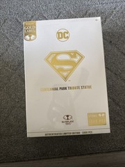 McFarlane Toys 2024 SDCC DC Superman Centennial Park Tribute Statue Gold Label