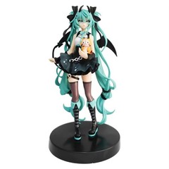Handmade Anime Hatsune Miku Devil Cat Ear PVC Figure Cute Decorative Toy Gift
