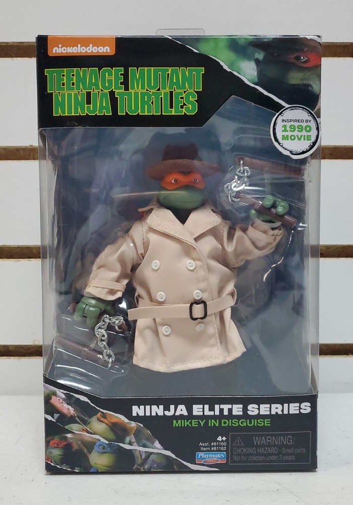 Teenage Mutant Ninja Turtles (Ninja Elite Series) Mikey in Disguise Figure, New