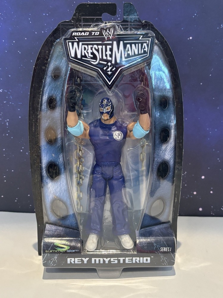 WWE Jakks Figure: Road To Wrestlemania 22: Series 1 Summerslam Rey Mysterio