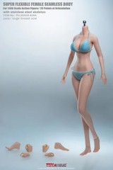 Tbl Phicen 1/6 Super-flexible Body Doll Suntan/Pale Female 12″ Action Figure Toy