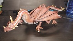 Safari Mountain Dragon PVC Vinyl Figure 9″ Figurine Plastoy 2008 Retired