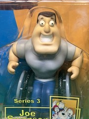 Mezco Family Guy Joe Swanson Series 3 Sealed Action Figure, Trophy