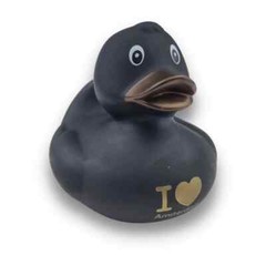 Black “I Love Amsterdam” Rubber Duck Large – Jeep Ducking – FAST US Shipper