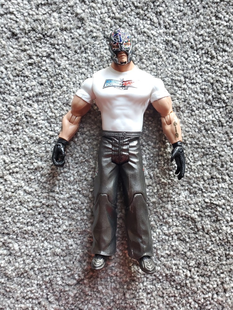 Jakks WWE SmackDown vs Raw 2008 REY MYSTERIO Wrestling Action Figure 2005