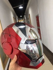 US AUTOKING Iron Man MK5 1:1 Helmet Wearable Voice-controlled Mask Cosplay Prop