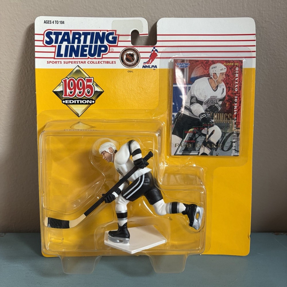 Rob Blake Los Angeles Kings – Vtg Starting Lineup 1995 Edition – NEW Sealed