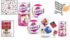 Mini Brands Retro 2 Pack Capsule Collectible Toys 60+ Minis for Kids Adults