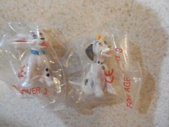 Disney 101 DALMATIANS Cake Topper dogs Figure 2 PVC dogs 102 New Applause