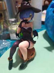 Anime Rem Hallowee Beautiful Girl Ver. PVC Scale Figure Statue 18cm