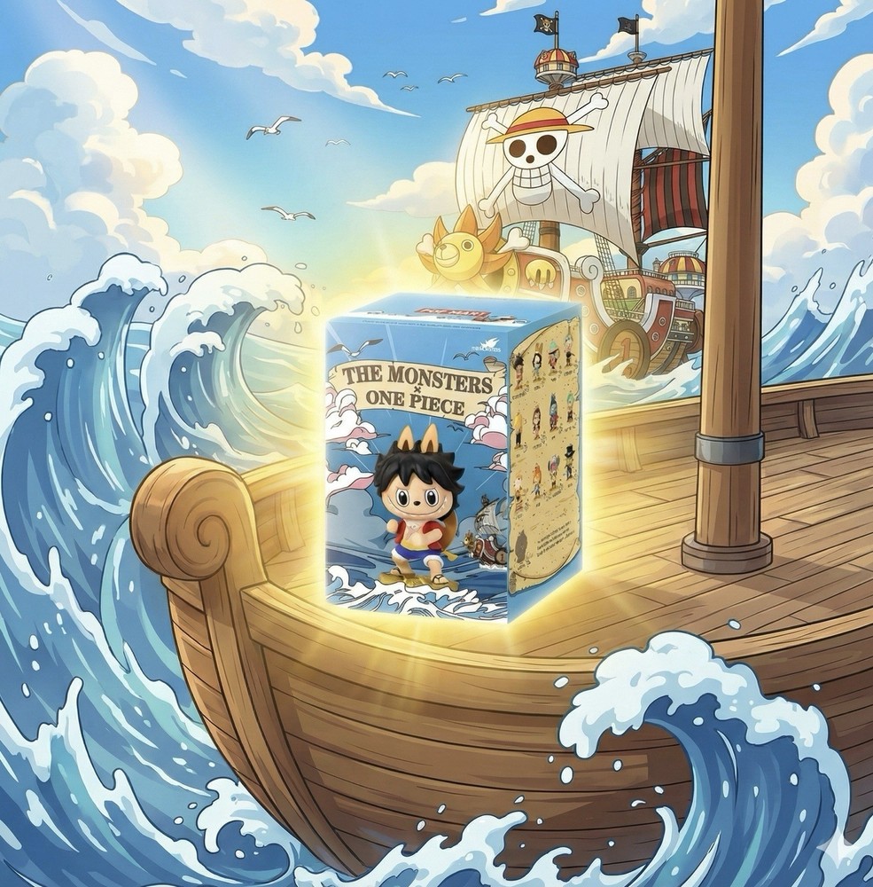 AUTHENTIC POP MART LABUBU THE MONSTERS X ONE PIECE SERIES (1 Random BLIND BOX)