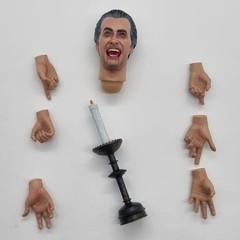 Kaustic Plastik Horror of Dracula Christopher Lee Dracula 1:6 Figure with Coffin