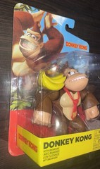 Jakks Pacific World of Nintendo Donkey Kong With Bananas 4″ Inch Figure – NEW