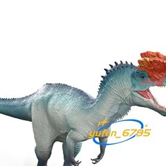 RECUR 1/48 Dilophosaurus Figure PVC Dinosaur Decor Animal Model Adult Gift Toys