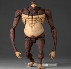 Revoltech Amazing Yamaguchi Attack on Titan Beast Titan Figure w/Bonus Parts