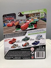 DISNEY PIXAR CARS WORLD GRAND PRIX ALEX CARVILL COLLECTOR NO. 17/1