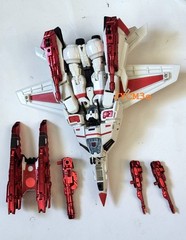 HASBRO TRANSFORMERS GENERATIONS LEADER CLASS- JETFIRE -THRILLING 30, Decal upgrd
