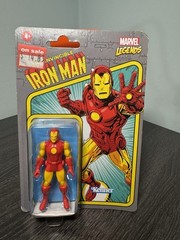 Hasbro Kenner Marvel Legends Iron Man Retro 3.75-Inch Action Figure Sealed