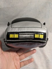 Back To the Future DeLorean Time Machine metalic PLUSH 9″ KIDROBOT PHUNNY NWT