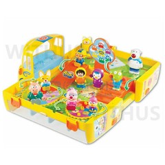 Pororo Melody School Bus with 10 friends Figures Kids Bus Toy – Fedex Express