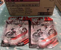 1-Flick Trix Redline RL 7.1 Finger Bike White New in package Sealed Rare 2009