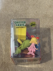 NEW, DR SEUSS THE GRINCH MINI FIGURES, CRITTER CRATE BY CULTUREFLY
