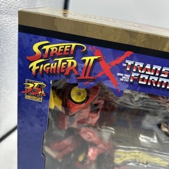 Transformers Collaborative Street Fighter II Mash-Up Hot Rod Ken vs Arcee Chun
