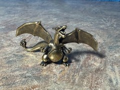 Brass Pokemon Figures – Set of 6 – Charizard, Dragonite, Ivysaur.. – From Japan