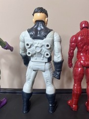 Lot of 7 Marvel Action Figures, Large, approx. 12″ Pre Owned No Accessories