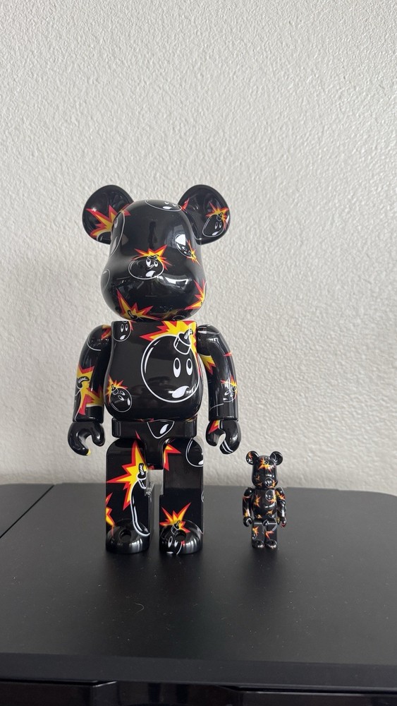 Adam Bomb Be@rbrick 400% & 100% Designercon 2023 Exclusive