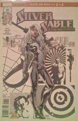 Marvel Legends SILVER SABLE from KINGPIN BAF WAVE + GREAT COMIC SILVER SABLE #36
