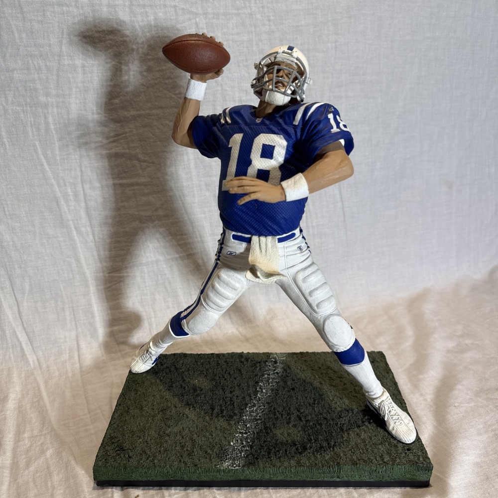 NFL HOF Indianapolis Colts QB Peyton Manning 2004 McFarlane Sports Figure 12”