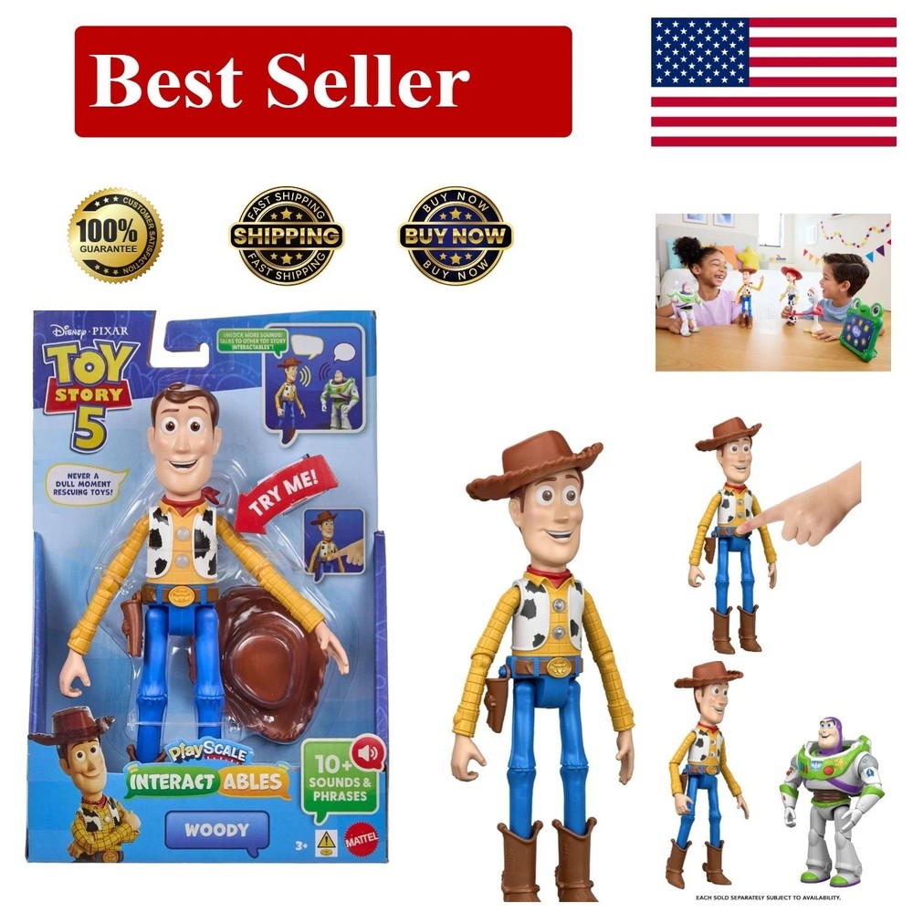 New 2026 Mattel Disney Pixar Toy Story 5 Playscale Woody Ragdoll Edition