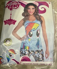 My Little Pony Tank Tunic Rainbow Dash One Size Fits Most