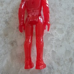 Vintage 1981 Tron Movie Red SARK Action Figure Toy Tomy Walt Disney